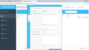 How to set up a new user on VoIPstudio
