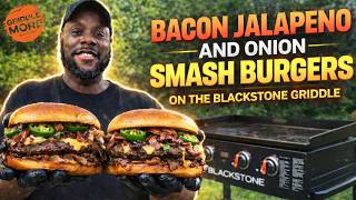Bacon Jalapeno Smash Burgers on the Blackstone - The Perfect Burger Every Time!