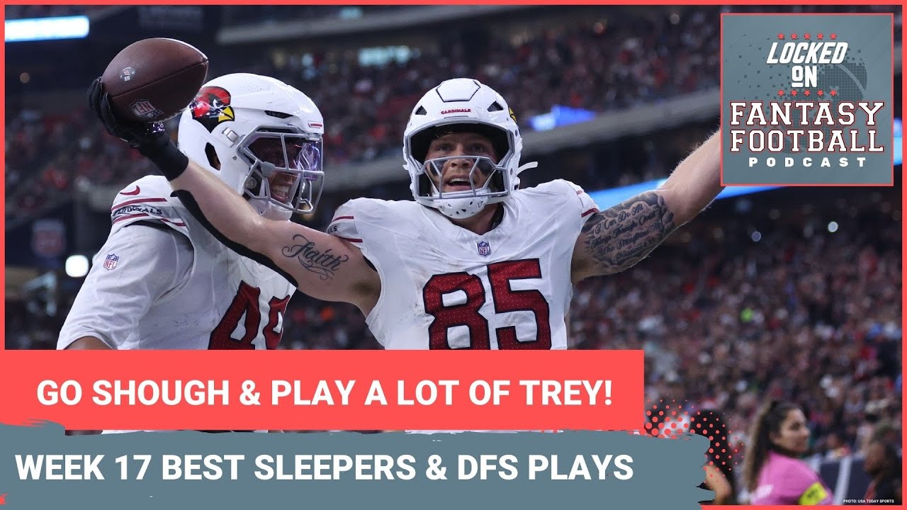 Tyler Shough, Trey McBride, Blake Corum, Romeo Doubs, MORE: BEST Week 17 fantasy SLEEPERS, DFS PICKS