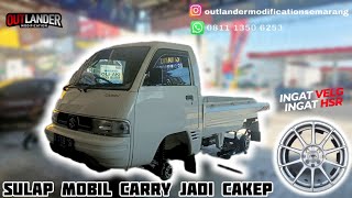 Mobil Carry Ganti Velg Pake Hsr Type Nsx R16😎!! |Modifikasi Mobil Carry