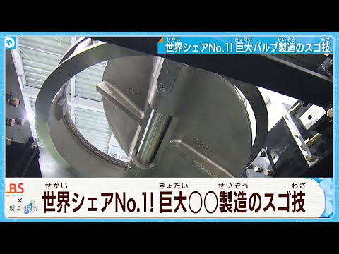 巨大バルブ！どこに使われているでしょうか…【冷やしばめ】って…何？
