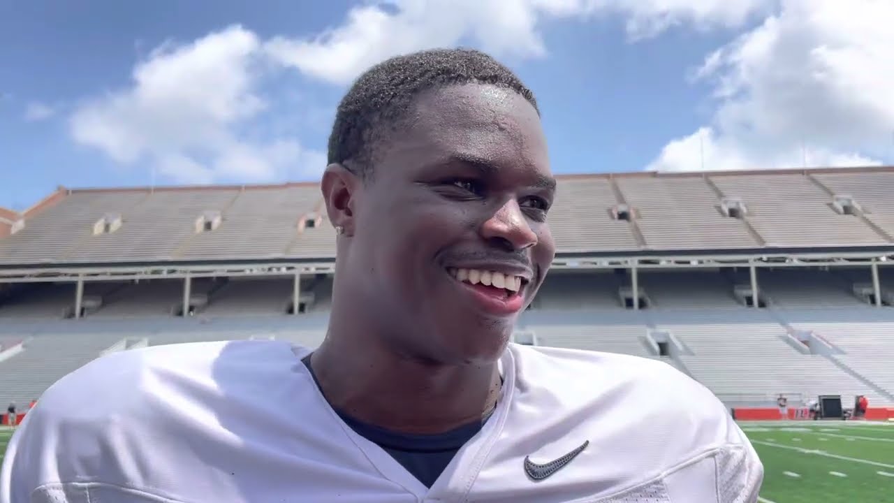 Seth Coleman post practice