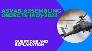 ASVAB Assembling Objects (AO) Exam Practice | Questions with Answers #asvabassemblingobjects