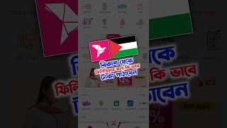 বিকাশ থেকে ফিলিস্তিনের জন্য কি‌ ভাবে টাকা পাঠাবেন 