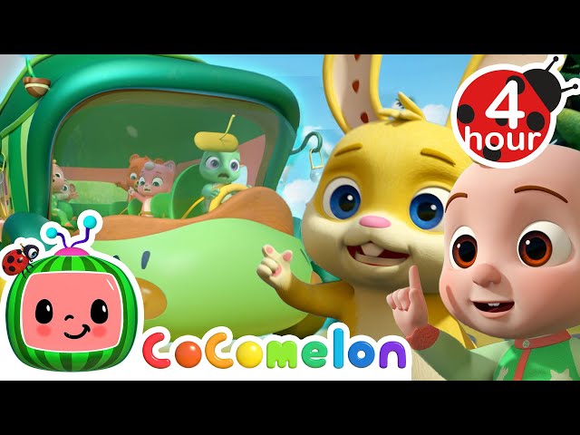 Wheels on the Bus (Late For School Edition) + More | Cocomelon - Nursery Rhymes & Songs For Kids class=