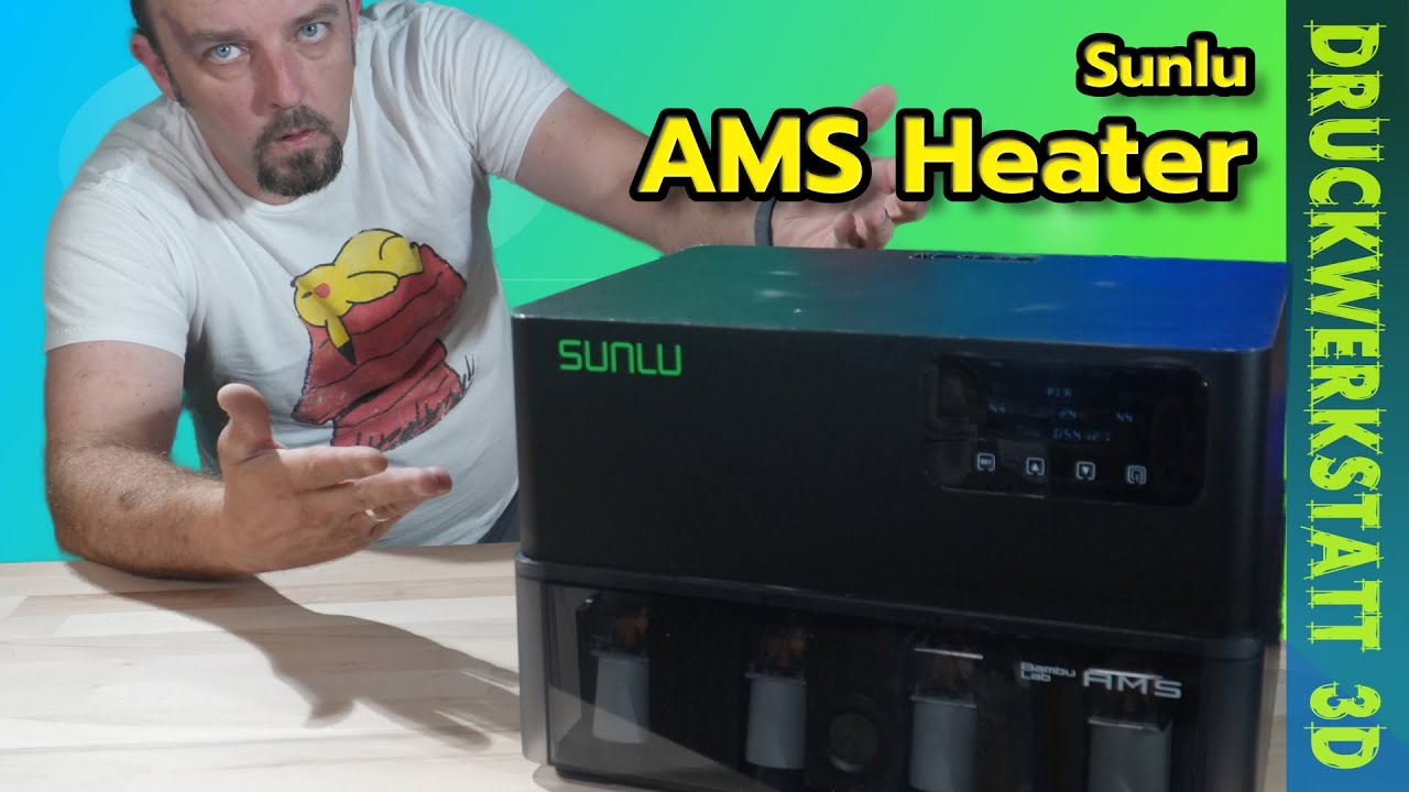 3D Drucken und gleichzeitig Trocknen... Sunlu AMS Heater am Bambu Lab P1S