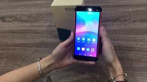 Estalky Android Push to talk phone E618. Dedicated PTT and SOS button,2W radio speaker