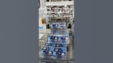 Sell unstoppable facial tissue machine , automatic folding cutting packing machine +8613931259484