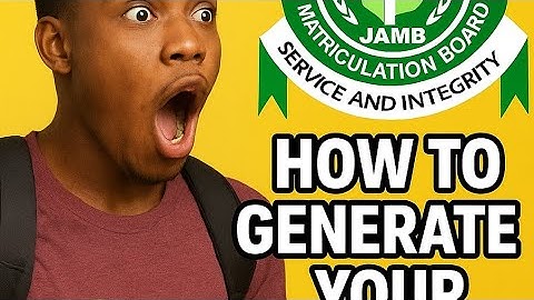 HOW TO GENERATE JAMB PROFILE CODE 2026 IN 30 SEC