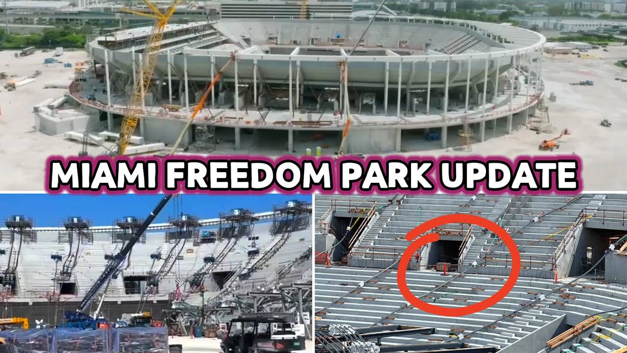 НЕ МОГУ ДОЖДАТЬСЯ! Обновление Майами-Фридом-Парк за октябрь – чаша для сидения, крыша и стальной ...