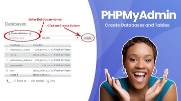 Create a Database & Table in PHPMyAdmin | Insert Data in Table | Create Database & Table SQL Script