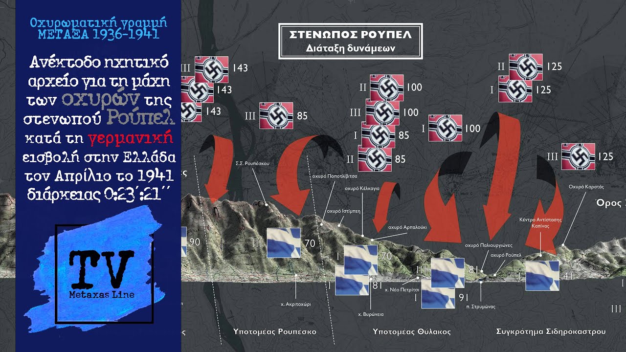 Αφήγηση της μάχης των οχυρών στενωπού Ρούπελ (ηχητικό ντοκουμέντο)