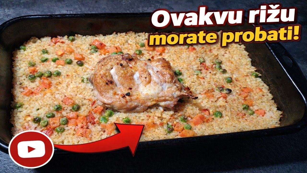 Preukusna riža s piletinom