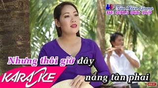 Nhạt Nắng Karaoke - Diệu Thắm | Nhạc Vàng Trữ Tình MV