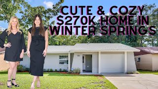 CUTE COZY 250K Home Tour with Orlando Real Estate Chicks