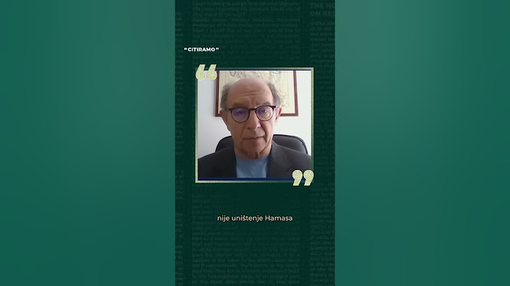 Božo Kovačević: Cilj Izraela je istrebljenje Palestinaca