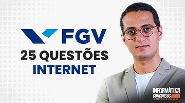 Questões Internet | Banca FGV | Informática para concursos com professor Danilo Vilanova #opior