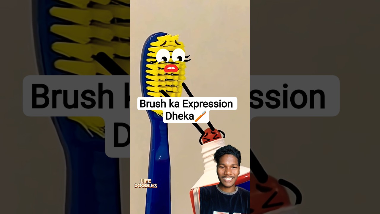 Funny Toothpaste with toothbrush 🪥😂