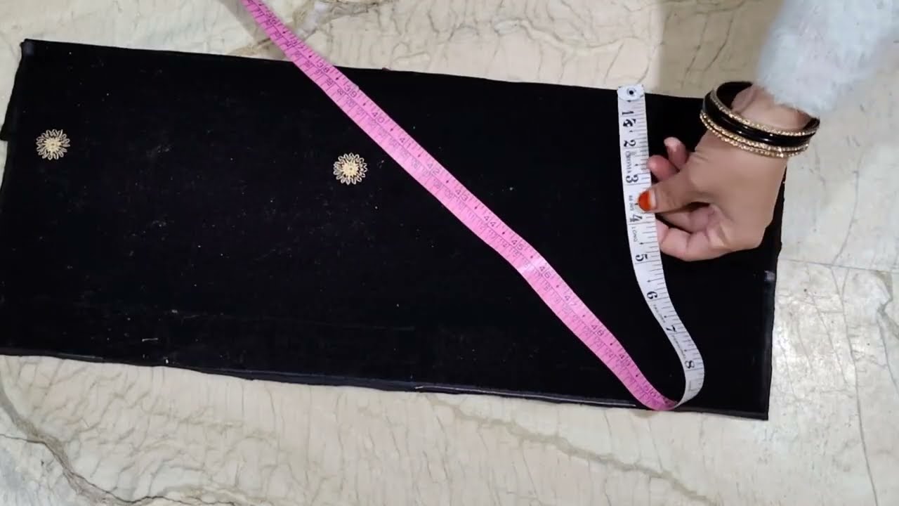 Coat/Blazer Collar Double Button placket Pleated baby frock cutting and stitching/velvet fabric ##