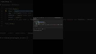 Python input() Explained in 1 Minute! | Python Shorts 🚀 #coding #pythonprogramming  #userinput