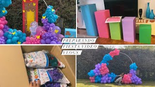 DECORANDO ESTA GRAN FIESTA LES CUENTO TODO/ LES ENSEÑO COMO DECORAMOS LOS CUBOS + PROXIMO PROYECTO