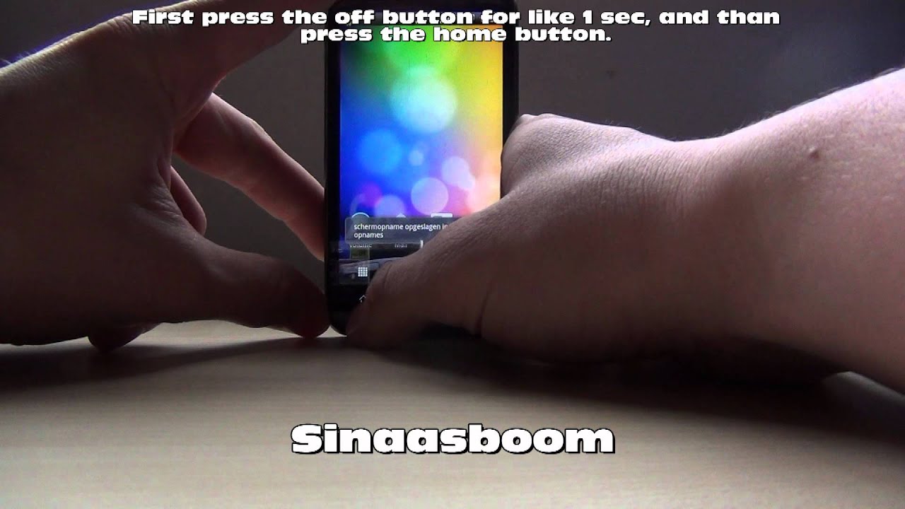 How to make a screenshot with your GALAXY S6 /