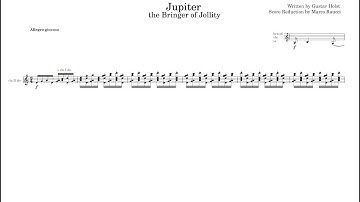 The Planets -  Jupiter "The Bringer of Jollity"  (Score Reduction)