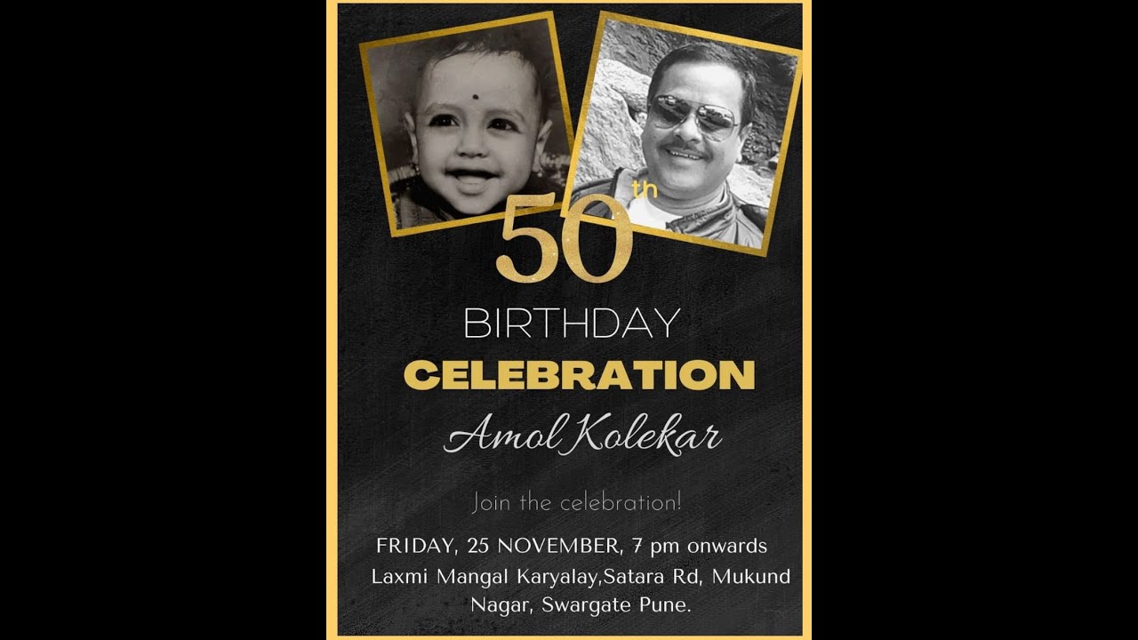 Amool Kolekar Sir 50th Birthday Celebration