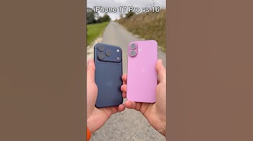 iPhone 17 Pro vs iPhone 16 - Comparison🔥 #shorts #trending #iphone #apple #video #viral #iphone17