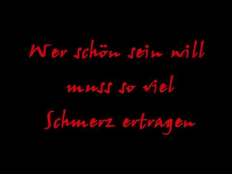 Wer schön sein will muss leiden Oomph! Lyric