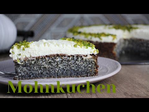 Video: Mohnkuchen Mit Sahne