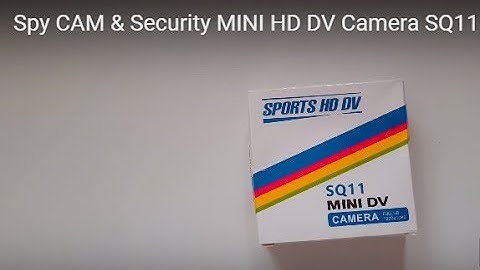 Spy CAM & Security MINI HD DV Camera SQ11