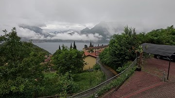 Cloud Timelapse Over Lake Como