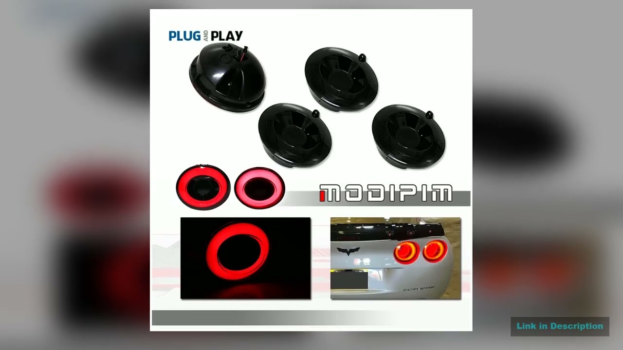 Error Free Red LED Car Rear TailBrake Turn Signal Lights Rear RunningPosition Lights Kit For