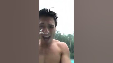 Thumbnail of MAN GETS STRUCK BY LIGHTNING AS HE JUMPS IN POOL!!! #shorts