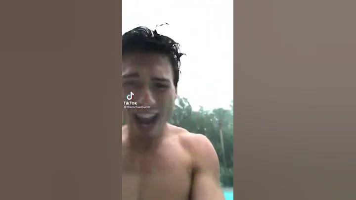 MAN GETS STRUCK BY LIGHTNING AS HE JUMPS IN POOL!!...