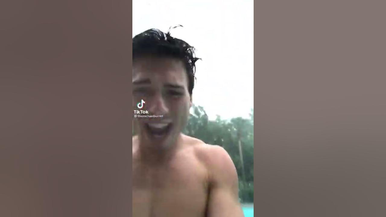 MAN GETS STRUCK BY LIGHTNING AS HE JUMPS IN POOL!!! #shorts