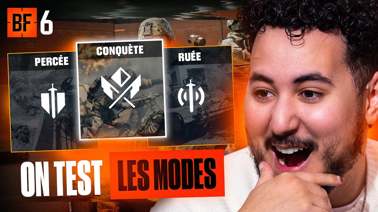 À LA DÉCOUVERTE DE BATTLEFIELD 6 (on teste plusieurs modes)