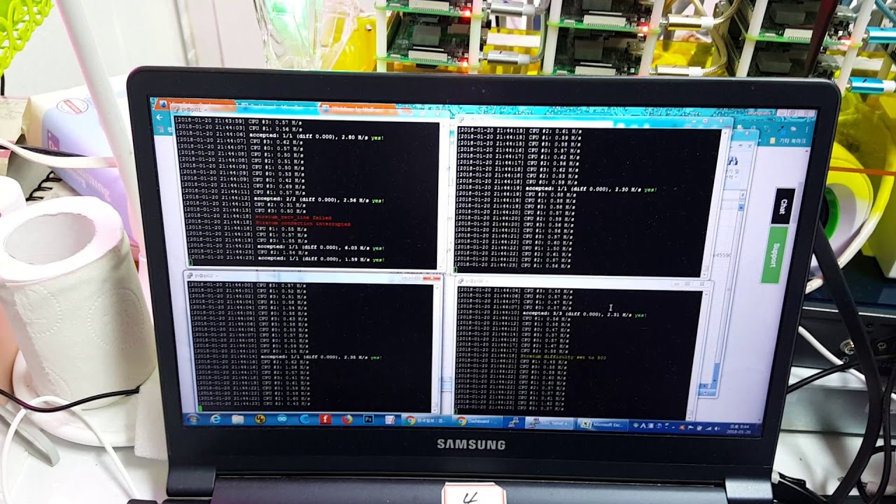 라즈베리파이 supercomputer clusters 알트코인 채굴기 32 node