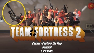 Team Fortress 2 - Pyro gameplay (Sawmill, Capture the Flag) 5.26.2022 #SaveTF2