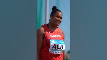 Yipsi Moreno sets the 🇦🇱 National hammer throw record with 6⃣7⃣.9⃣6⃣m! 😍 #Maribor2025 #ETCH2025i