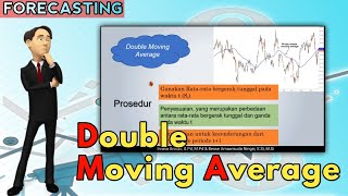 Double Moving Average | Forecasting