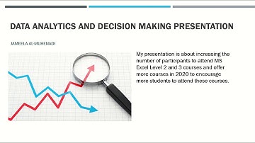 Data Analytics and Decision Making Presentation.