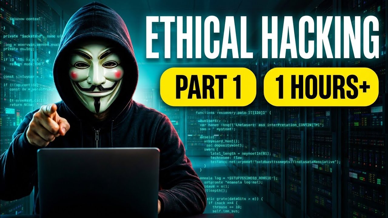 Ethical Hacking Full Course Part 1 | Beginner to Advanced | Complete ...