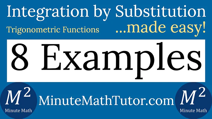 How to Integrate by Substitution (Trigonometric Functions) | 8 Examples
