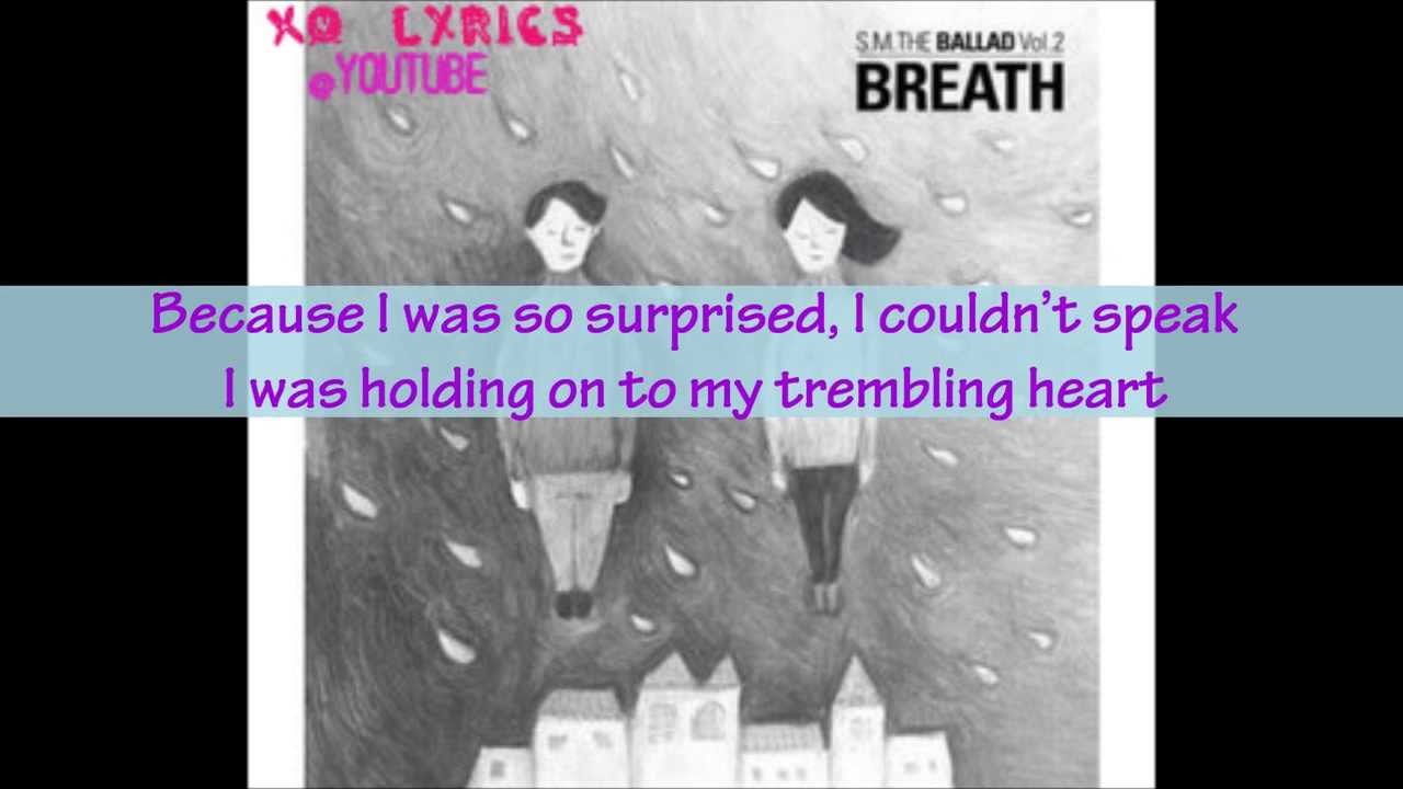 S M The Ballad Eng Breath 숨소리 Lyrics Eng S M The Ballad Breath 숨소리 Lyrics Music Video Metrolyrics