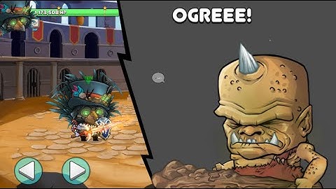 Tiny Gladiators #32 Fighting vs Ogreee Boss