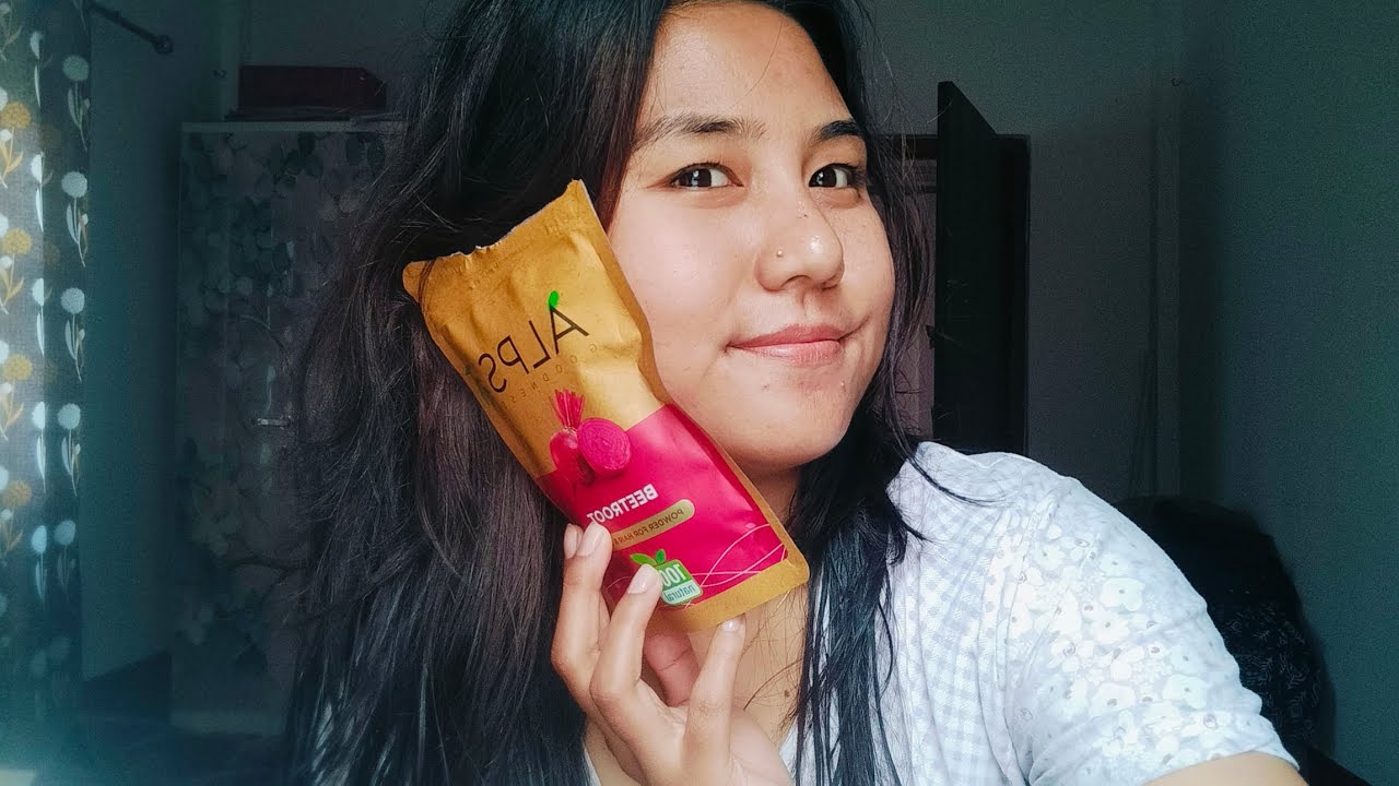 ||FIRST TIME APPLY BEETROOT FACE PACK|| #powderforhairandskin @RiyeaLama-vlogs  #please_subscribe