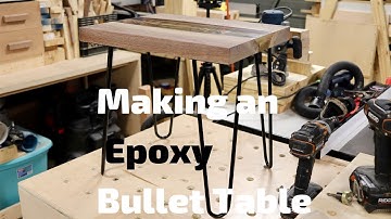Making an Epoxy Bullet Table