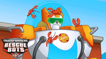 Flying LOBSTERS?! 🦞😱 | Transformers: Rescue Bots | Season 1 | E3+E4 | DOUBLE EPISODE